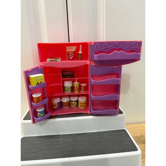 Teeny Tinies Patrick Mini Fridge with Food SpongeBob Squarepants Plastic - Picture 2 of 10